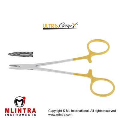 UltraGripX™ TC Derf Needle Holder Stainless Steel, 12 cm - 4 3/4"